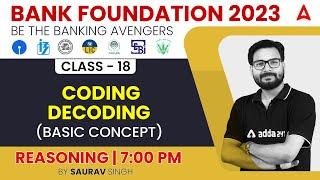 CODING-DECODING (Basic Concept) Reasoning Tricks for Bank Exams 2023 by Saurav Singh