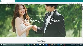 Wedding Invitation - HTML, CSS and JavaScript