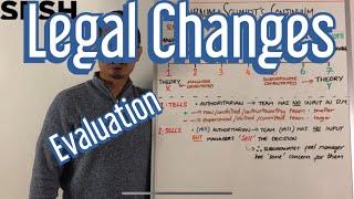 Legal Changes Evaluation - A Level Business