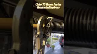 Garage Door Spring Replacement using the Surewinder spring tensioning tool with Makita 18 volt