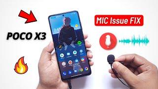 Poco X3 Mic Problem Fix || Poco X3 low Mic sound Fix after update || Poco x3 mic not working fix