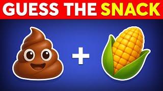 Guess the SNACK & CANDY by Emoji?  Emoji Quiz Challenge 2025