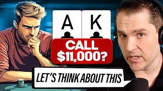 $11,000 River Bet! What’s the Right Play With Ace-King?