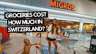 Americans Explore Supermarket in Switzerland! How expensive are groceries in the Swiss Alps?