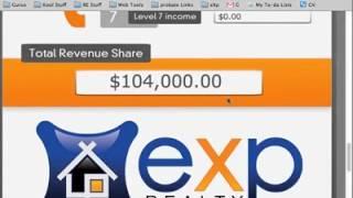 Derrick Ruiz explains the eXp Realty revenue share calculator and residual income.