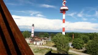 Lighthouse, cormorants, girl \ Маяк, бакланы, девушка