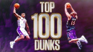 Top 100 Vince Carter Dunks | GREATEST DUNKER OF ALL TIME