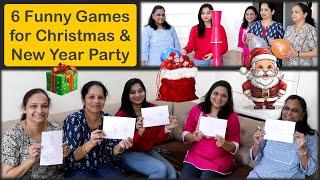 6 Christmas Party games | Fun Family Games | New Year Games | Kitty Party Games for Ladies (2025)