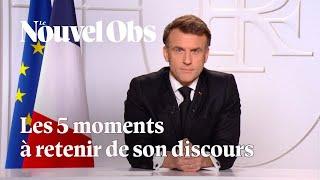 « Menace russe », dissuasion nucléaire : ce qu'a dit Macron lors de son allocution à 20 heures