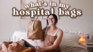  Minimal  What's In My Hospital Bags for Baby #4 - Scheduled C-Section