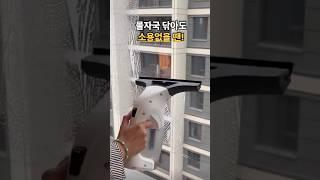 아무리 청소해도 자국남을 때 진공스퀴지로 한방에