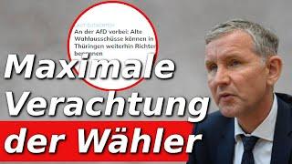 Eklat im Thüringer Landtag: Regierung entzieht der AfD die Sperrminorität!