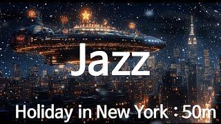 Christmas Jazz Vibes: A Holiday Groove in New York #jazz #christmasjazz #christmasmusic #cafemusic