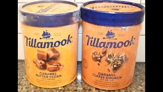 Tillamook Ice Cream: Caramel Butter Pecan & Caramel Toffee Crunch Review