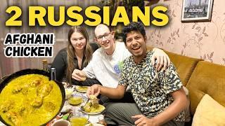 2 Russians Cook Afghani Chicken for the First time 