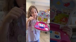 Sierra teaches Rhia lesson about learning letters and numbers #shorts