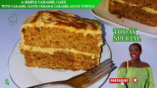 How To Make Caramel Cake Recipe #caramel #belovedcaters #cake #saltedcaramel