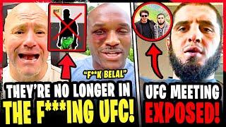 Dana White RELEASES fighter from UFC! NEW DETAILS on UFC MEETING w/ Islam Makhachev! Kamaru Usman