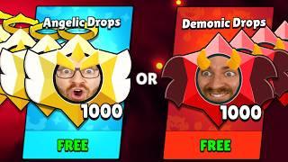 How I Won 1000 FREE Angelic & Demonic Drops in Brawl Stars! 