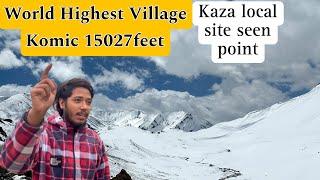 world highest village Komic  || Kaza Local site seen || Komic ,hikkim , Langza , key monastry ||