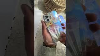 قاب گوشی آیفون گل همیشه بهار آبرنگی