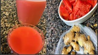 BEST GINGER WATERMELON DRINK