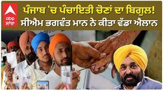 Punjab 'ਚ ਪੰਚਾਇਤੀ ਚੋਣਾਂ ਦਾ ਬਿਗੁਲ! Cm Bhagwant Mann ਨੇ ਕੀਤਾ ਵੱਡਾ ਐਲਾਨ ! | Panchayat Elections 2024