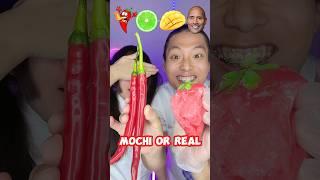 Mochi Or Real challenge extreme ASMR #asmr #mukbang #funny