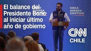 Último año de gobierno de Boric: Destacó logros y cuestionó a detractores