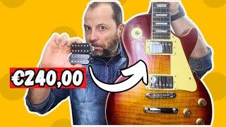 HO FATTO UNA PAZZIA! HO MONTATO 2 PICKUP GIBSON DA 240 EURO SULLA EKO VL480. CHITARRA DA 200 EURO