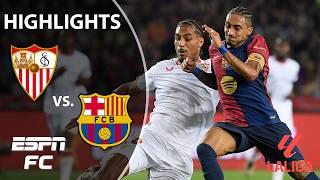 LEWANDOWSKI SHOWED OUT  Sevilla vs. Barcelona | LALIGA Highlights | ESPN FC