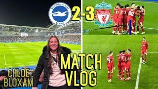 CODY GAKPO AND LUIS DIAZ SCORE STUNNERS IN 5 GOAL THRILLER! | Brighton 2-3 Liverpool | Match Vlog