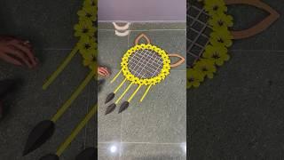 Vibrant Wall Hanging with Cat Ears Idea #short #reel #viral #trending #youtubeshort #wallhanging