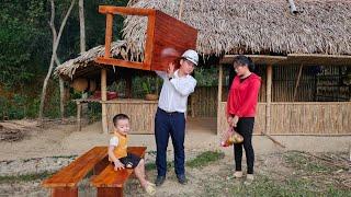 The Single Mother Was Cared For By The Young Engineer And Given A New Set Of Tables And Chairs