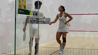 "How To Play Trouble Free Squash"--Alex  Toth v Aaron Lakhani
