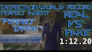 REAL UWR Defection PA Perfect Dark 1:12 vs Fake Speedrun record 19 Seconds XBLA smh