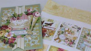 Anna Griffin Bountiful Blessings Birthday Card Making Kit Review Tutorial! Quick & Gorgeous Card!