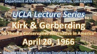 Kirk & Gerberding lecture at UCLA 4/20/1966