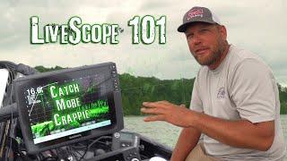 How to Use LiveScope Crappie Fishing with Tony Sheppard + Tips & Tricks