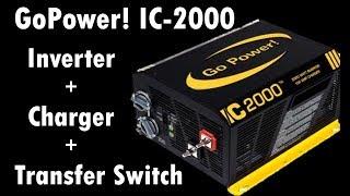 Go Power! IC2000 -  Inverter & Converter & Transfer Switch