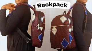 How To Sew a Backpack  l School Bag Sewing Project #2025