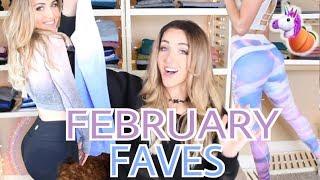 FEBRUARY Fitness + Fashion FAVORITES // Gymshark, PTULA, IdealFit +