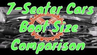 10 most popular 7-Seater Cars: Boot Size Comparison @CarGuruDIY