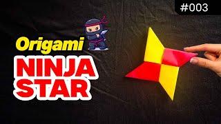 DIY Ninja Star Origami  | Easy Paper Folding Craft!