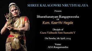 Bharathanatyam Rangapravesha Of Kum. Keerthi Hegde