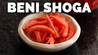 Beni Shoga - Japanese Red Pickled Ginger [3 Ingredients!]