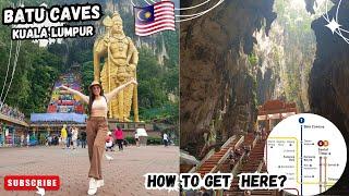 Batu Caves Kuala Lumpur Malaysia - How To Get Here From KL Sentral By Train What To Visit In KL Vlog