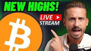 BITCOIN PRICE BREAKS NOW!!! Live Scalp Trading!!