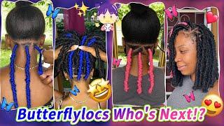 Tutorial Butterfly Locs Bob! Using Passion Twist Hair | #DISTRESSEDBOBLOCS Ft.#ULAHAIR