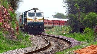 Dangerous Curves | Diesel Trains negotiate curves at high speed | Indian Railway